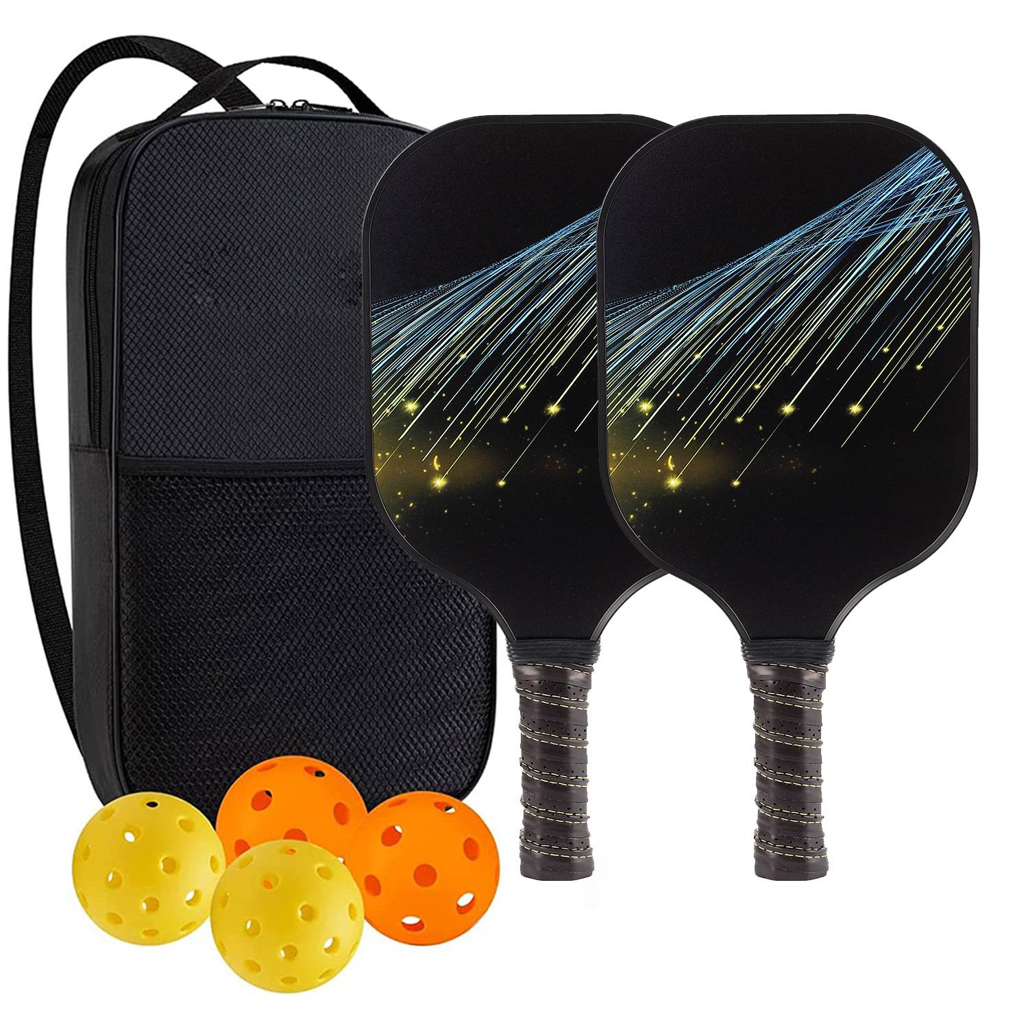 Light curtain yellow-glass fiber double shot+black bag+four goals
